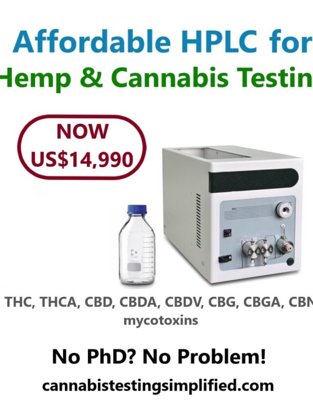Affordable HPLC for Hemp and Cannabis Testing
